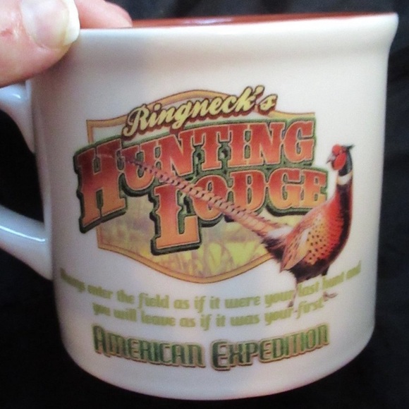 Vintage ad series Ringneck's Hunting Stonewear Soup mug - Picture 4 of 14